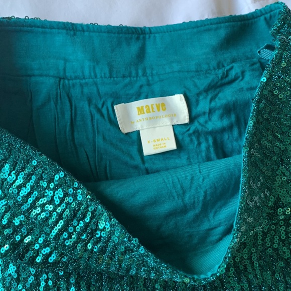 Anthropologie Sequin Midi Skirt- Size XS - Picture 8 of 8